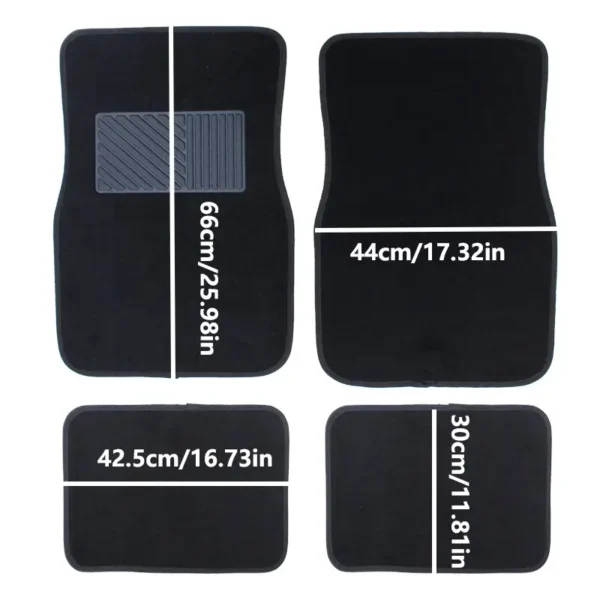 4pcs Car Floor Mat Set