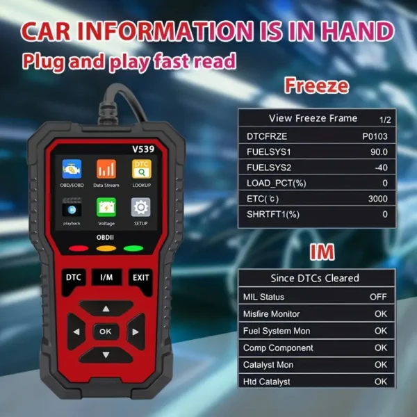 Professional OBD2 Diagnostic Scanner