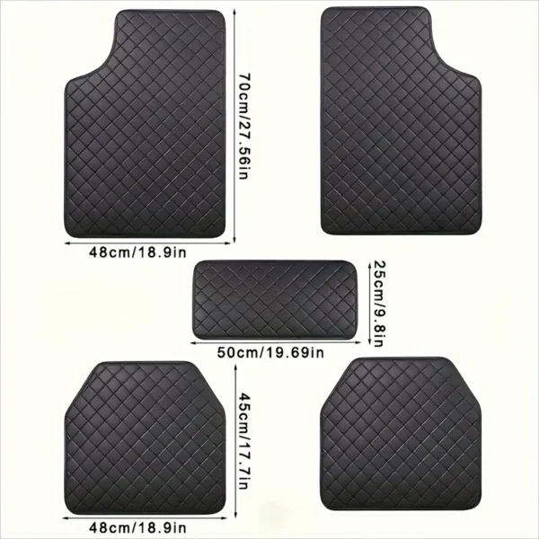 97bc6f86-b0b0-405c-8fa1-5bf70cba4747 5pcs Heavy-Duty Car Floor Mats