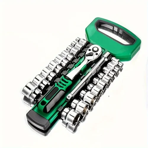 72-Tooth Drive Ratchet Socket Wrench Set